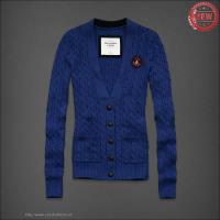 dames abercrombie fitch truien cardigan badge blauw Goedkope Retail kq7jq939